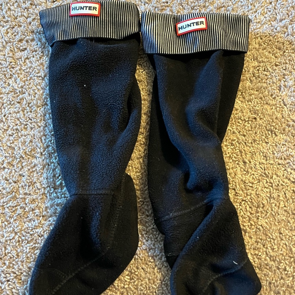 Black hunter boot socks